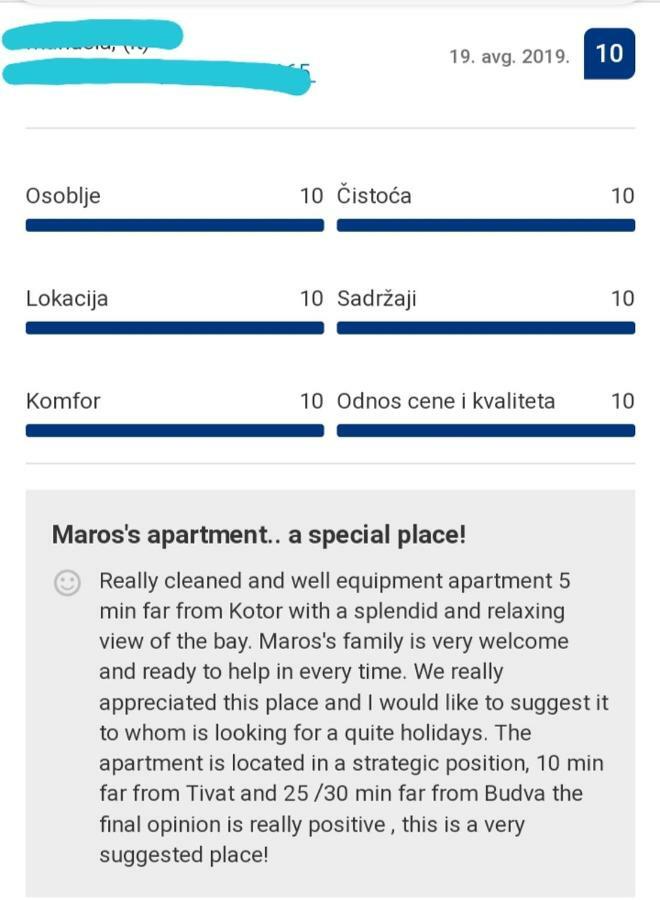 Apartments Marko Maros Kotor Kültér fotó